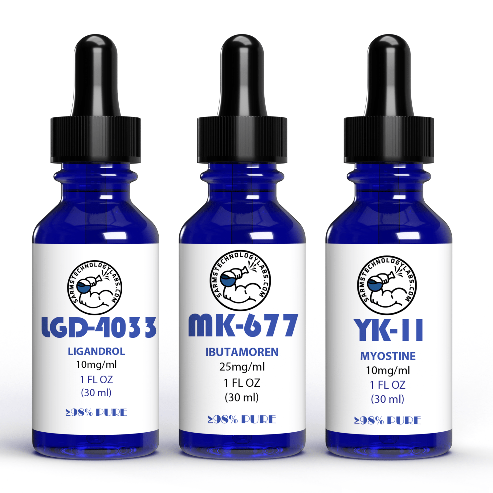 Buy High-Quality Liquid MK-677, YK-11, LGD-4033 Stack